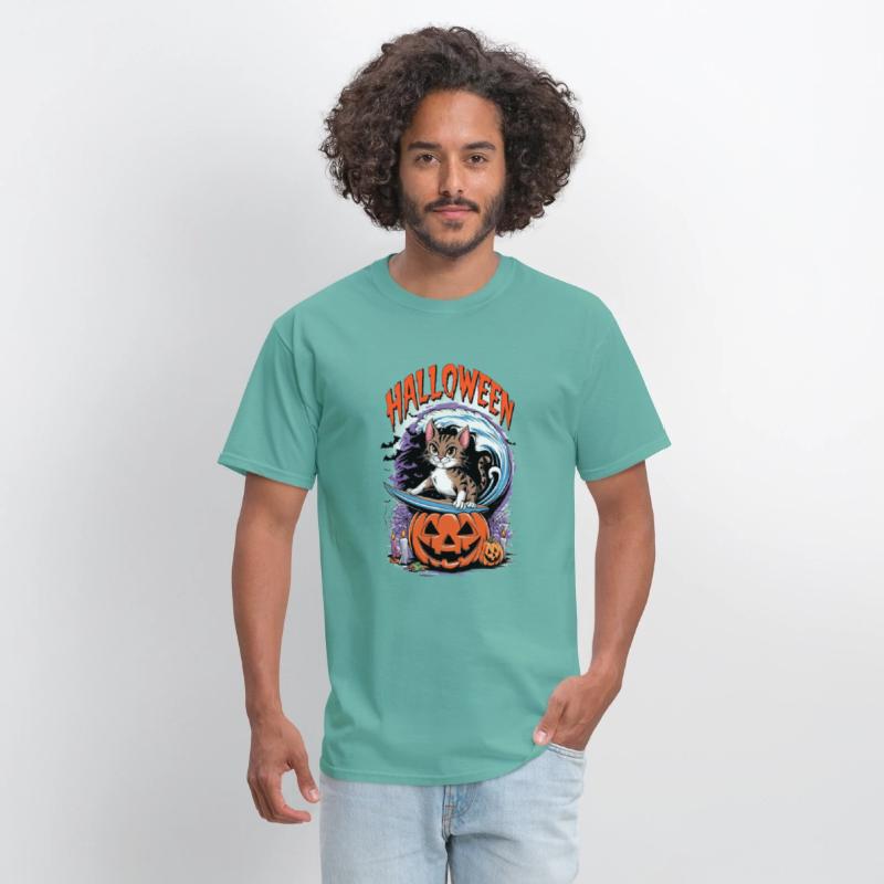 Halloween Surfer Cat Adventure