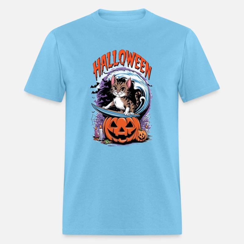 Halloween Surfer Cat Adventure