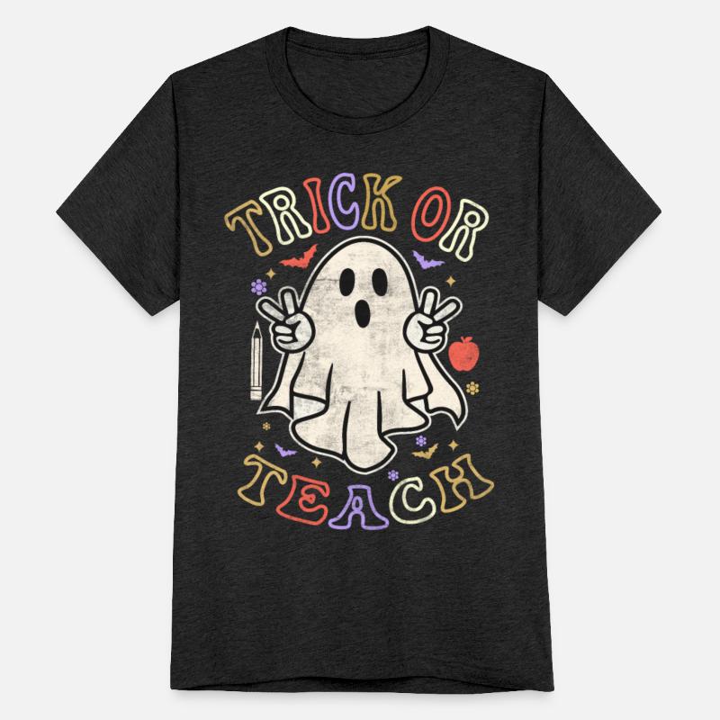 Halloween Trick Or Teach Horror Haunted Witch