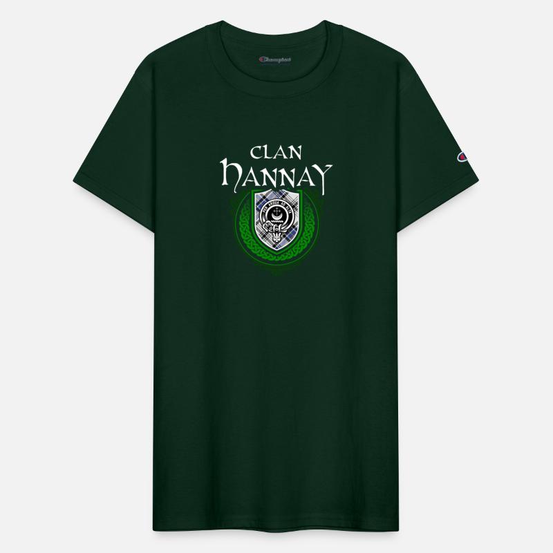 Hannay Surname Scottish Clan Tartan Crest Badge