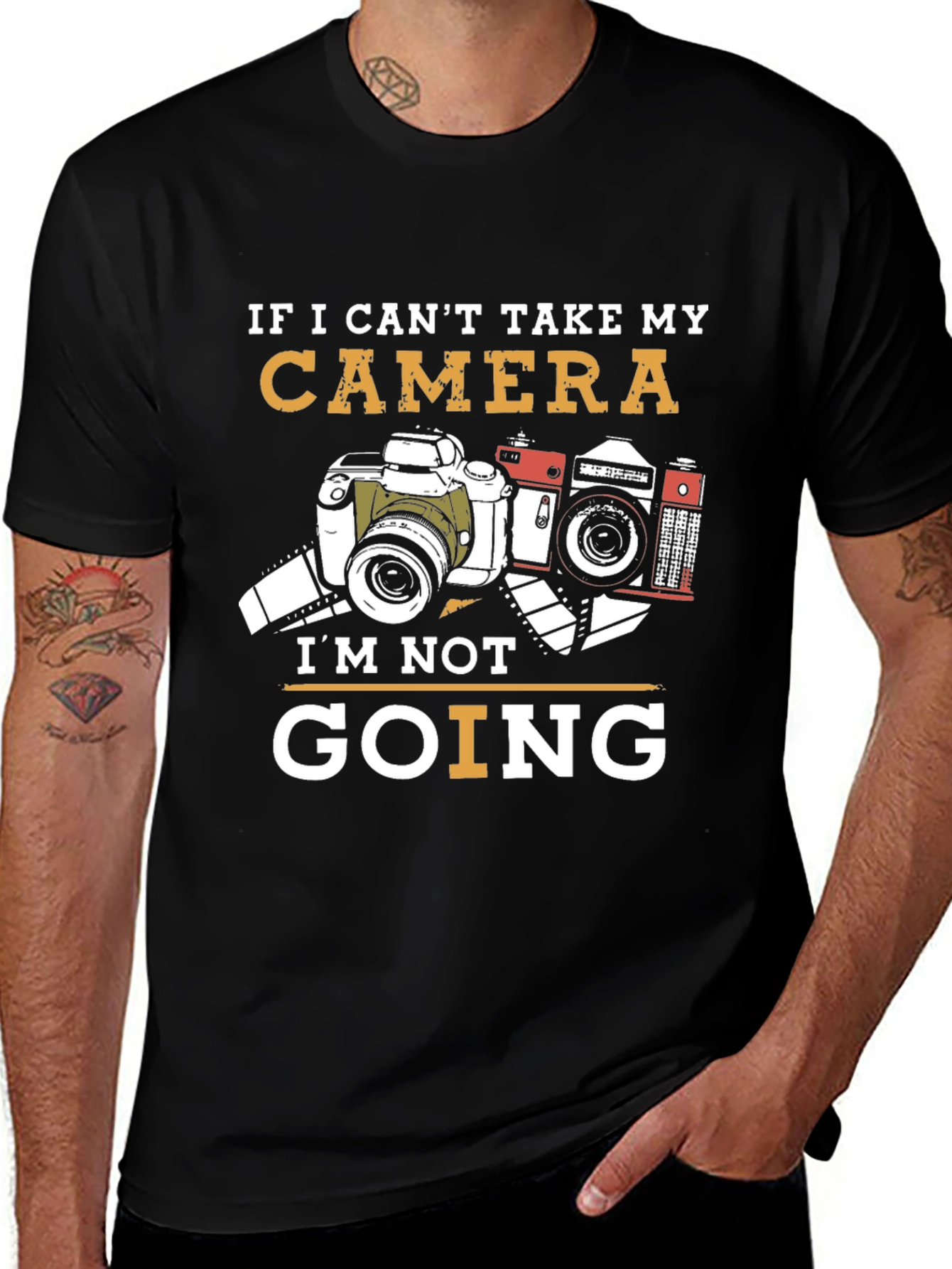 Camera Lovers T-Shirt: If I Cant Take My Camera...