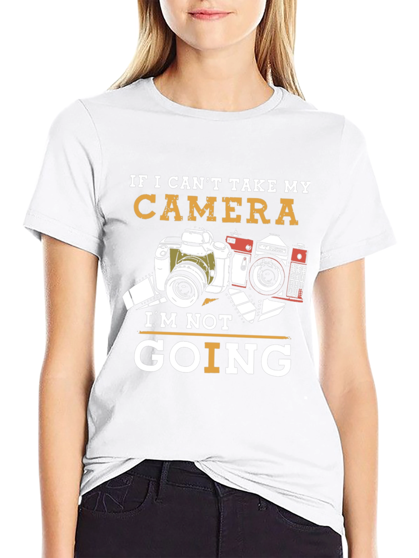 Camera Lovers T-Shirt: If I Cant Take My Camera...
