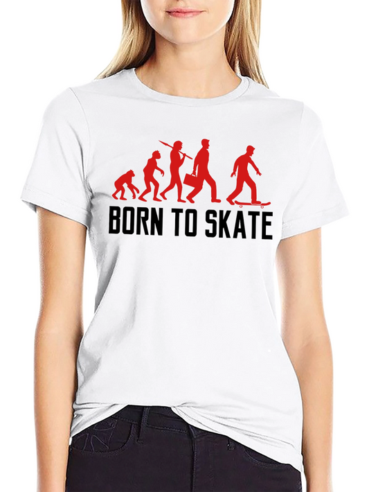 Born to Skate Evolution Black T-Shirt