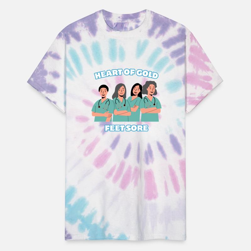 Heart of gold, feet sore.