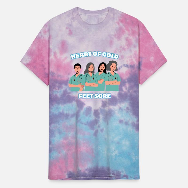 Heart of gold, feet sore.