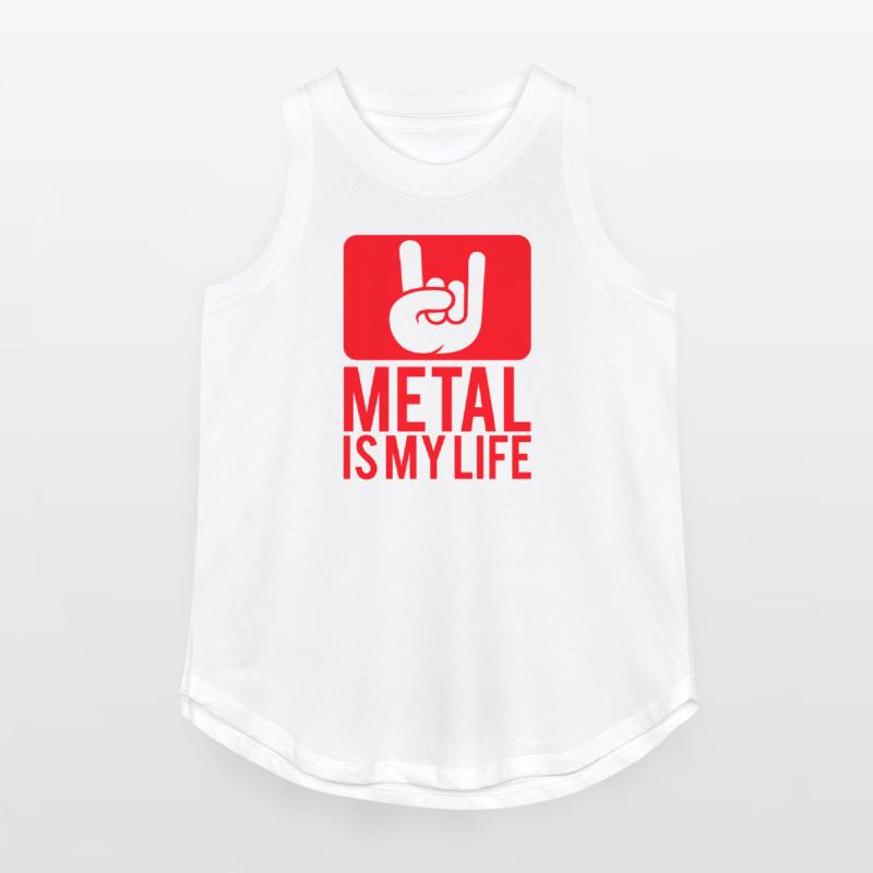 Heavy Metal Is My Life Hard Rock Music Text Quote