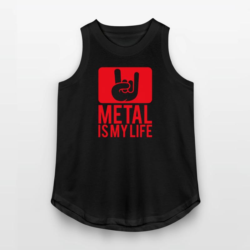 Heavy Metal Is My Life Hard Rock Music Text Quote