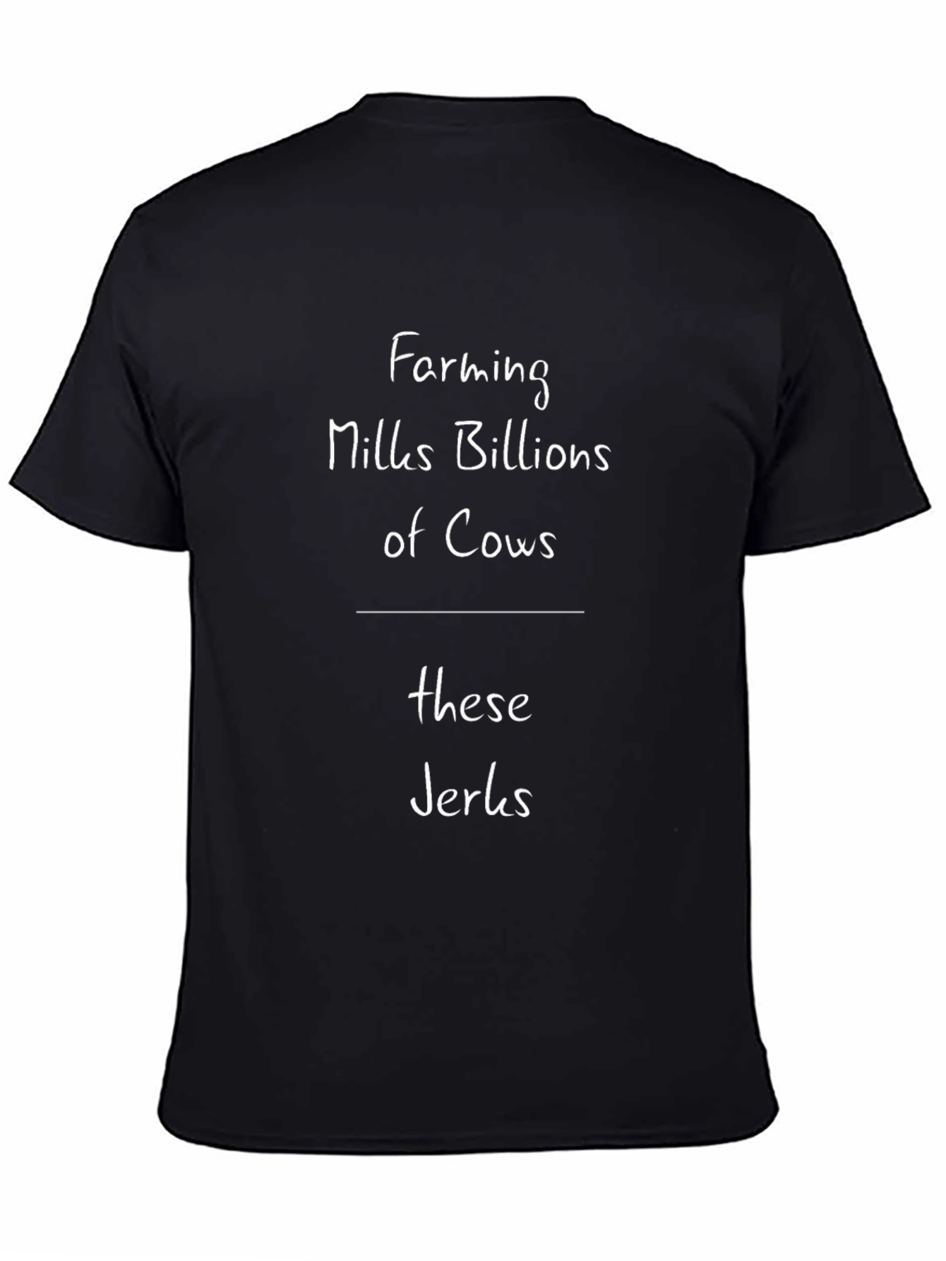Farming Mills Billions of Cows Funny Graphic T-Shirt