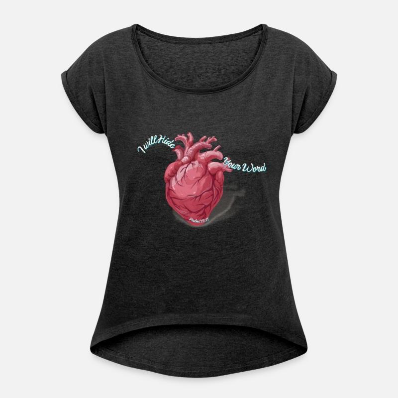 Hide Your Word Graphic Tee White Lettering