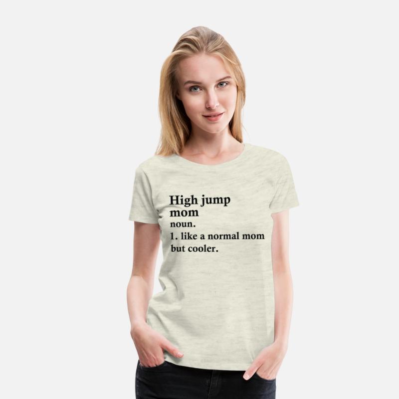 High Jump Mom Funny Athlete Definition