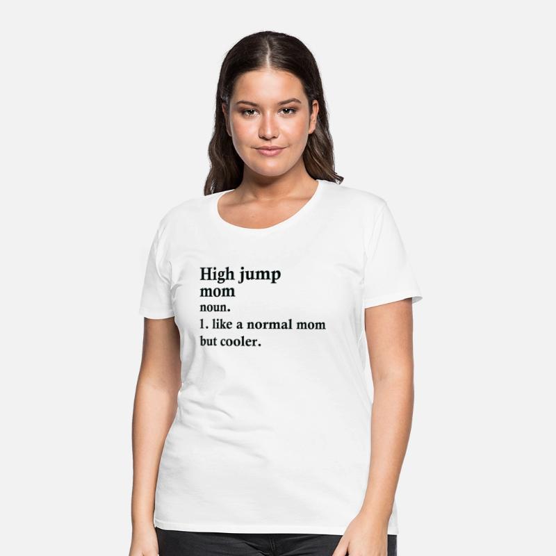 High Jump Mom Funny Athlete Definition