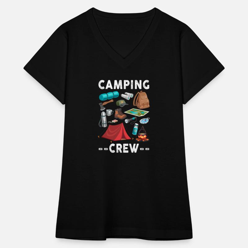 Hiking Camp Matching Campfire Camping Crew