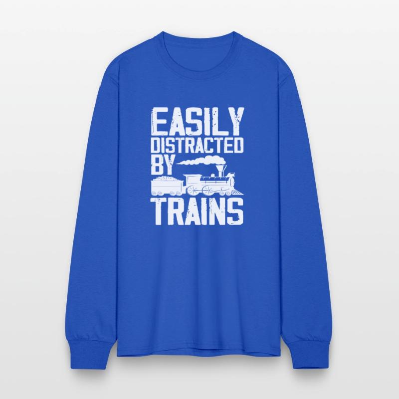 Hobby Railroader Boy Man Train Trains