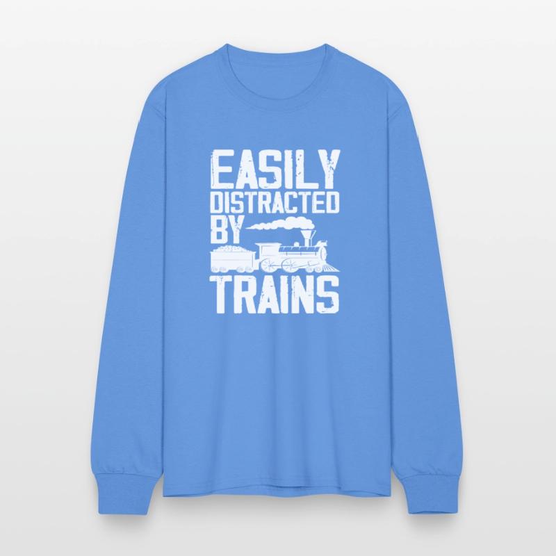 Hobby Railroader Boy Man Train Trains