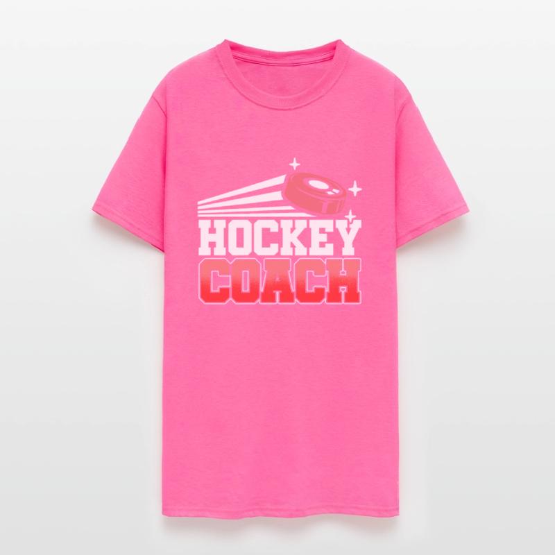 Hockey Coach Passing Puck Sports Player Ice Hockey