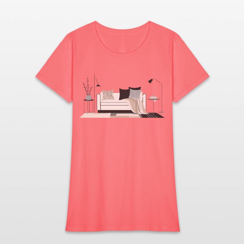home sweet style t shirt design