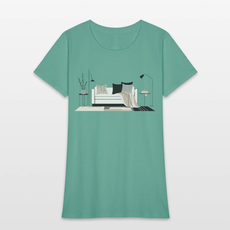 home sweet style t shirt design