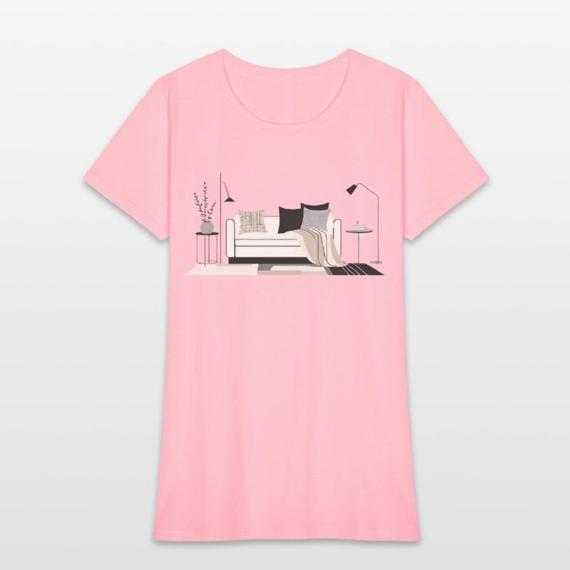 home sweet style t shirt design