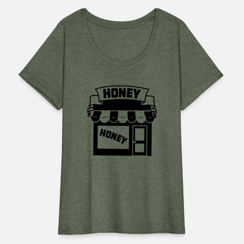 Honey shop logo with text 'HONEY'