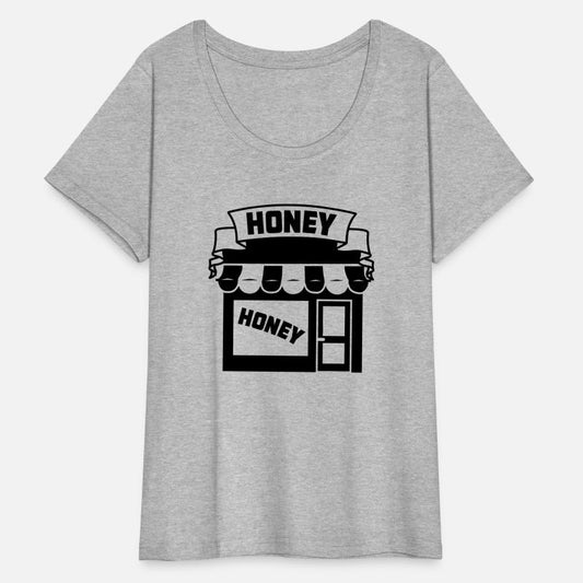 Honey shop logo with text 'HONEY'