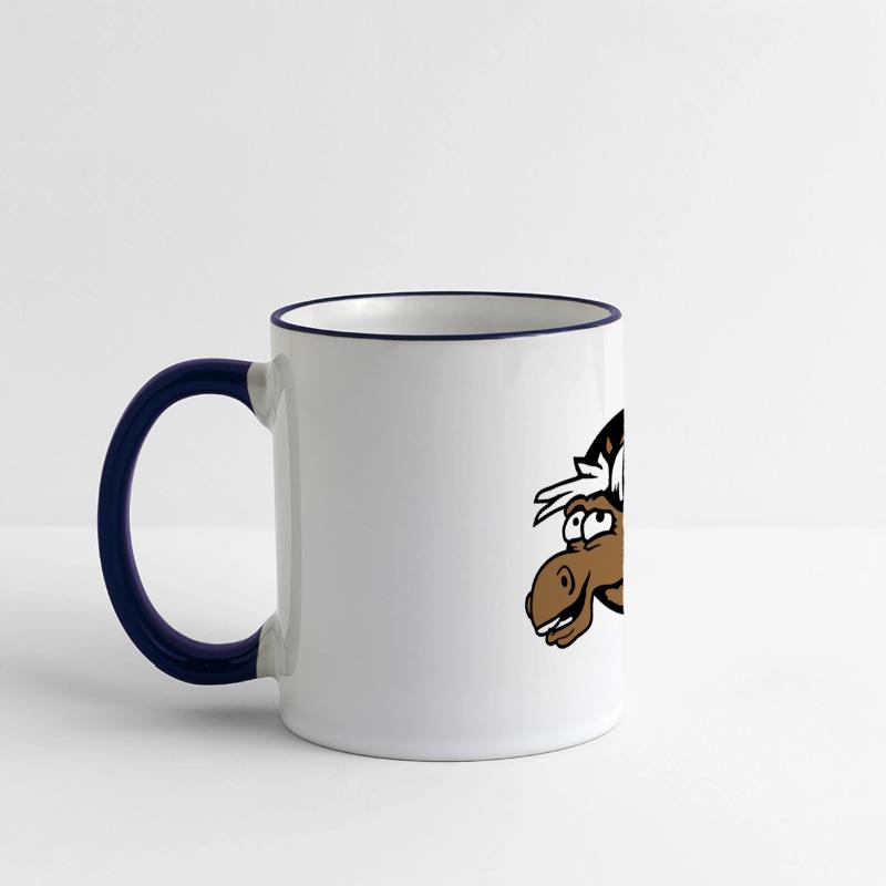 Horse Laughs Funny Hole Witty Grimace Cartoon Fun