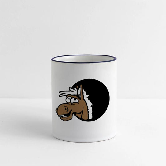 Horse Laughs Funny Hole Witty Grimace Cartoon Fun
