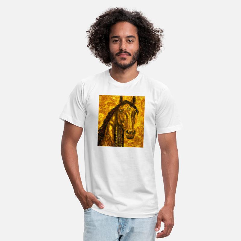 Horse Portrait Gustav Klimt Art Style