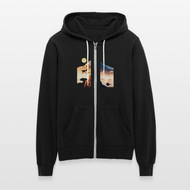 Horse running to mountain