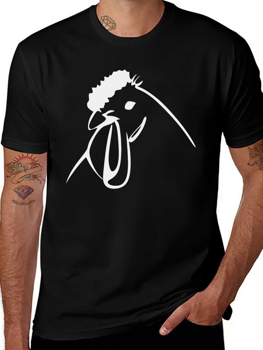 Rooster Graphic Tee - Black T-Shirt