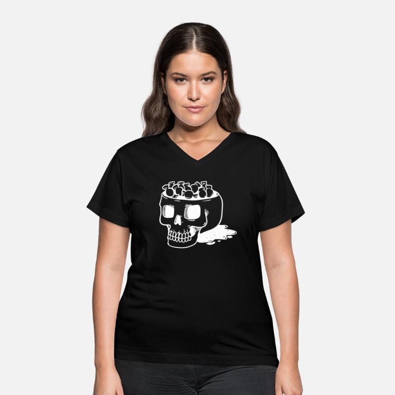 human skull cut out head with candy Halloween