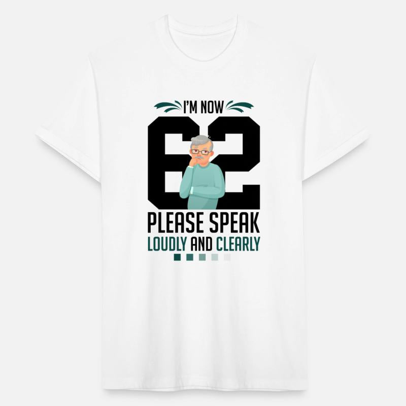 Humorous Elderly Sarcastic Granddad 62th Birthday