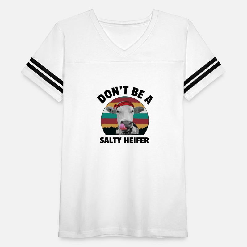 Humorous Heifers Illustration Salty Statements