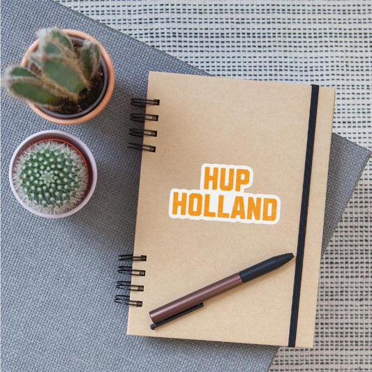 Hup Holland (orange text)