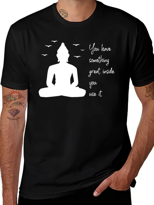 Meditative Message Tee - Find Your Inner Greatness