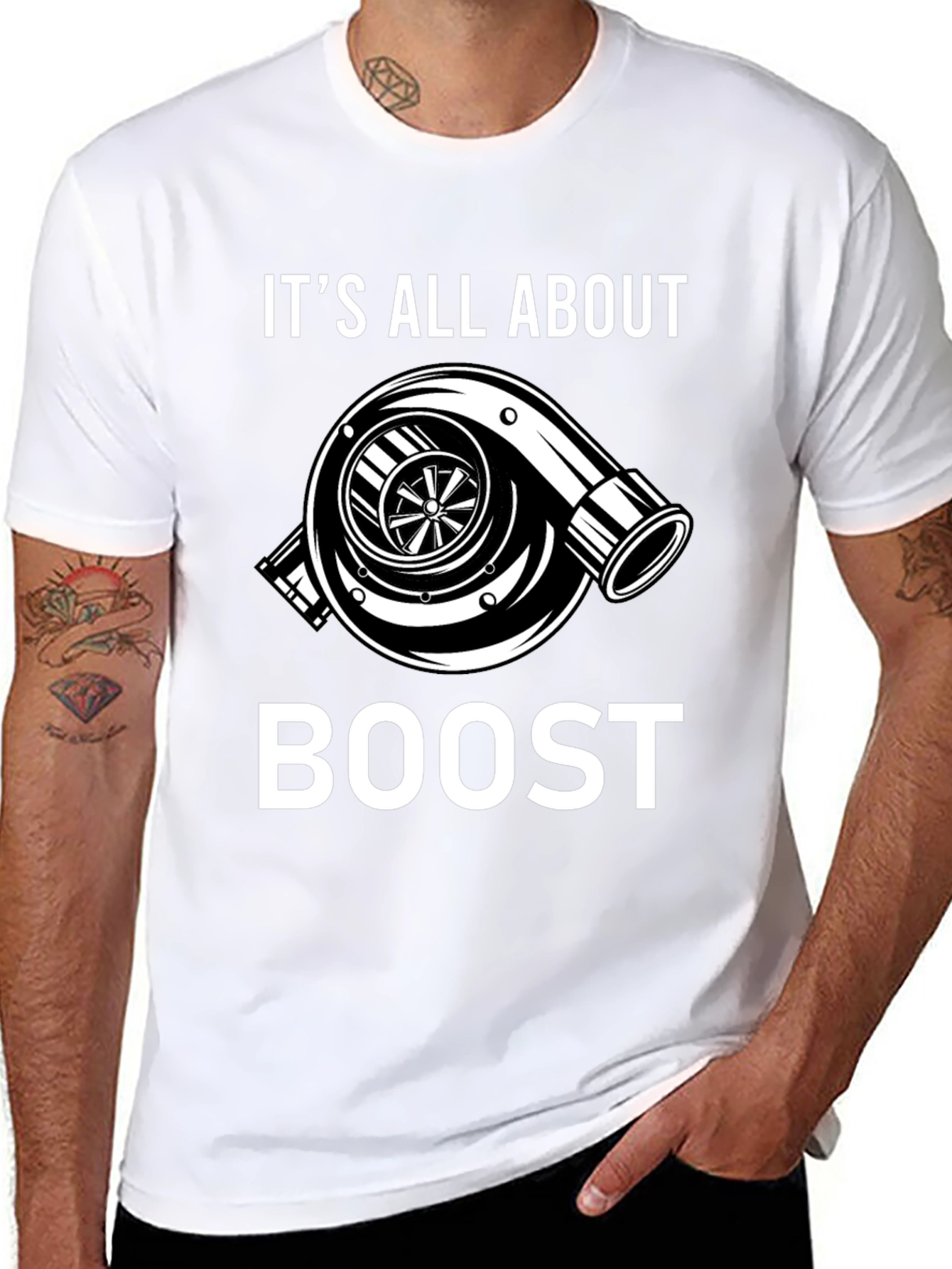 Its All About Boost T-Shirt - Turbo Design