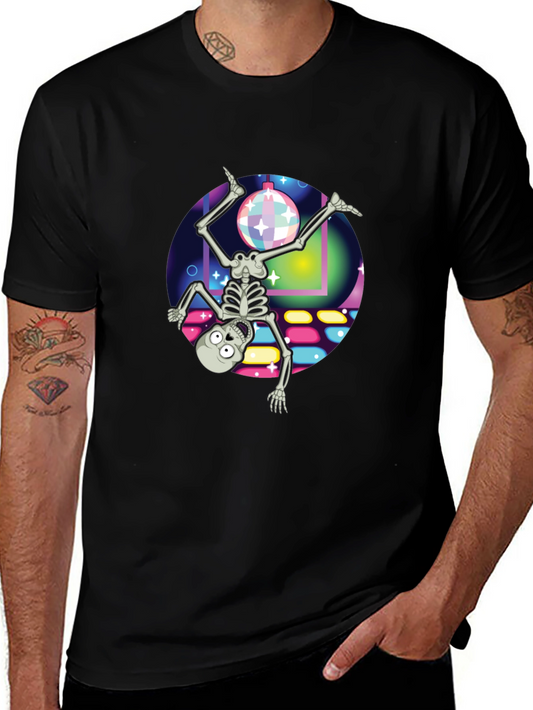 Skeleton Disco Party Graphic Tee
