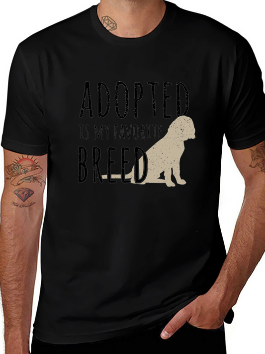 Adopted is My Favorite Breed Graphic T-Shirt
