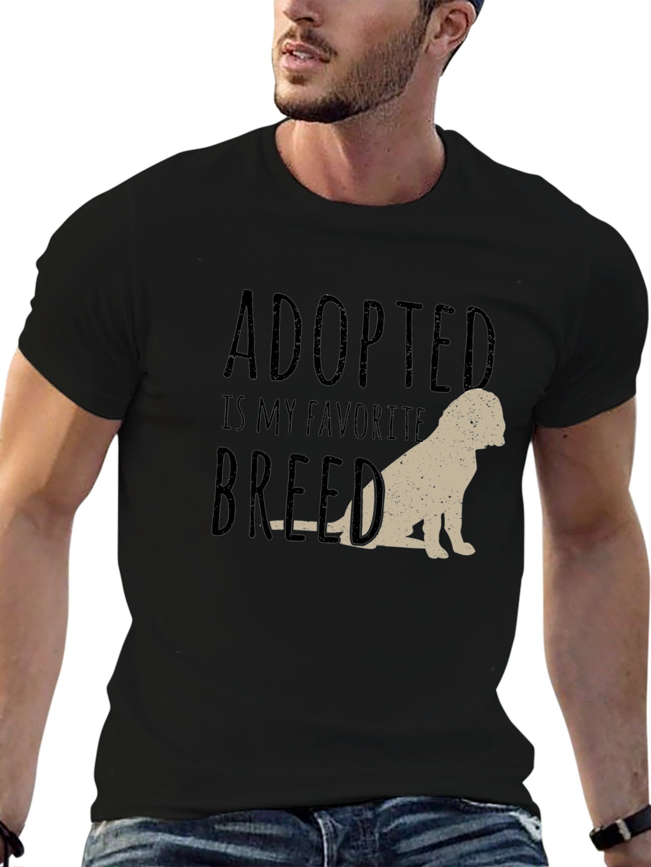Adopted is My Favorite Breed Graphic T-Shirt
