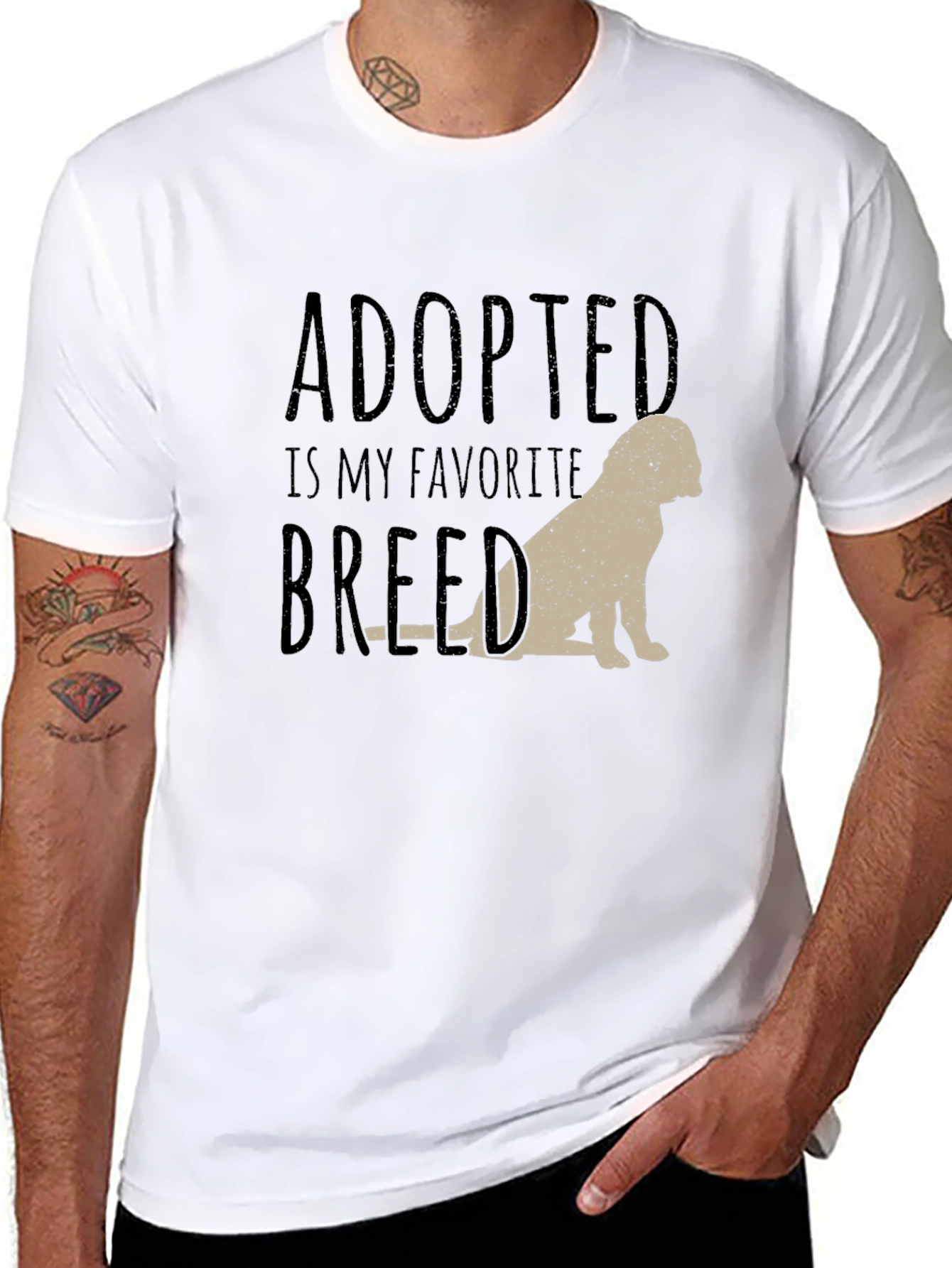 Adopted is My Favorite Breed Graphic T-Shirt