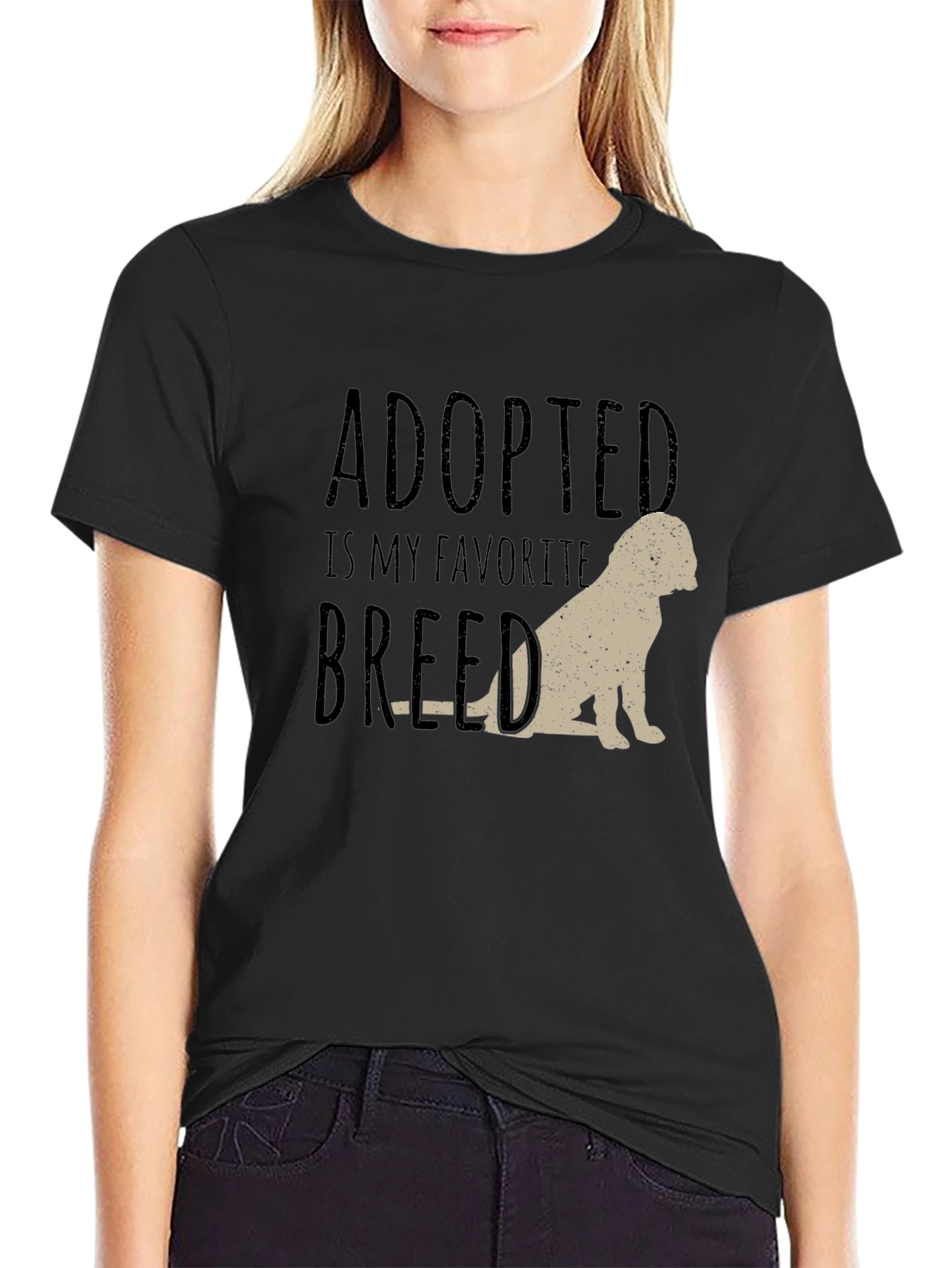 Adopted is My Favorite Breed Graphic T-Shirt