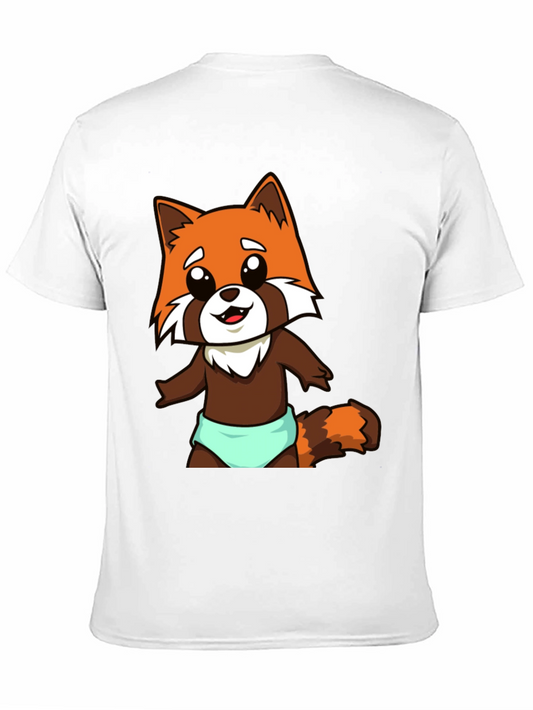 Cute Raccoon Baby T-Shirt - Black