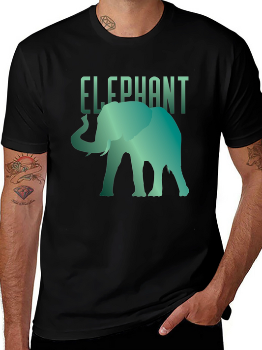 Elephant Graphic Tee - Cool Animal Design T-Shirt