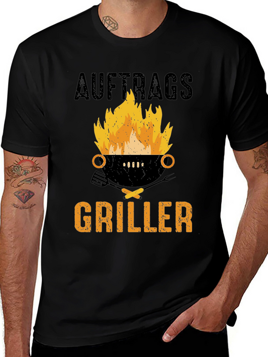 Auftrags Griller T-Shirt - BBQ Grill Master Tee