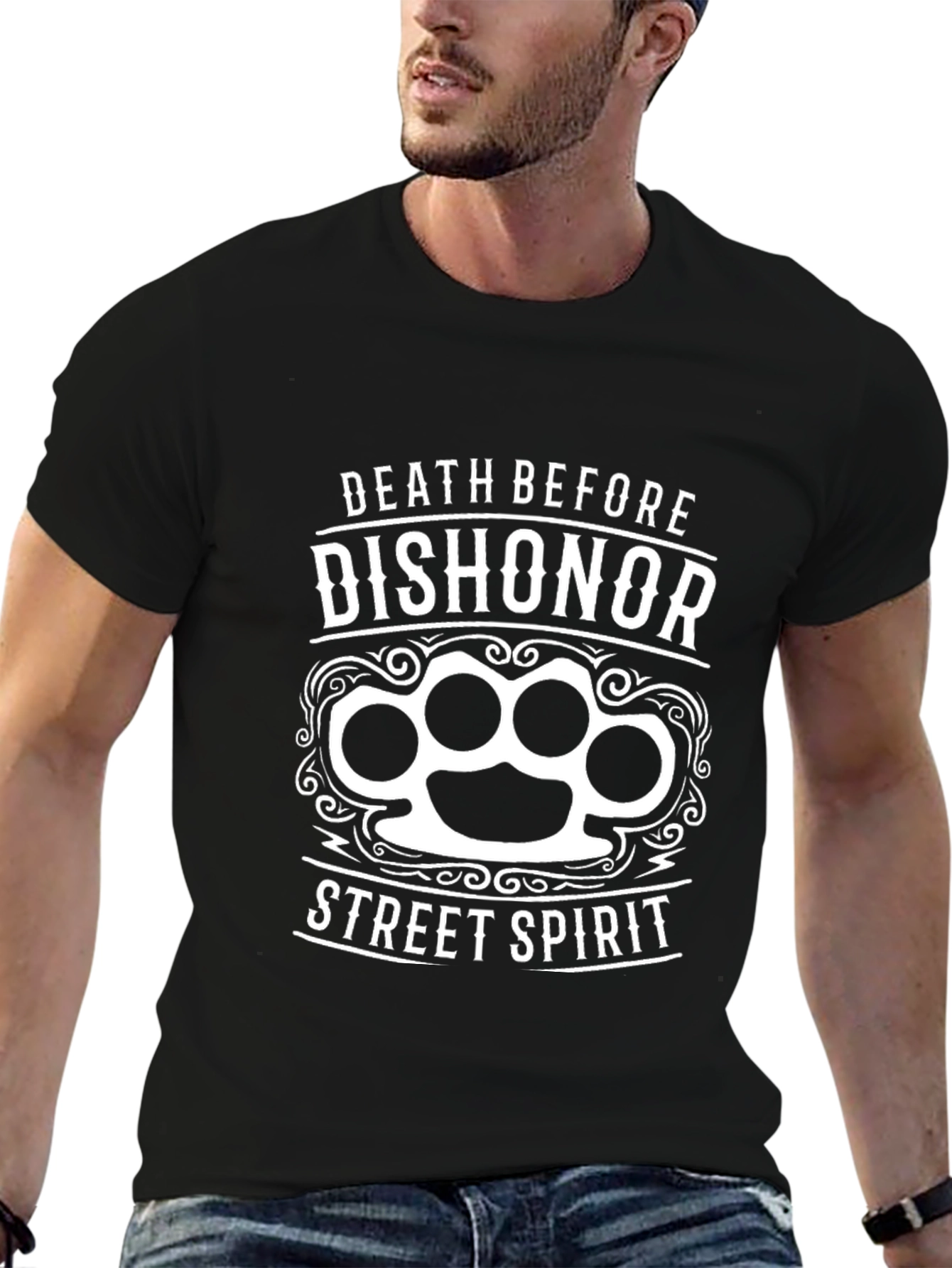 Death Before Dishonor Street Spirit Graphic Tee
