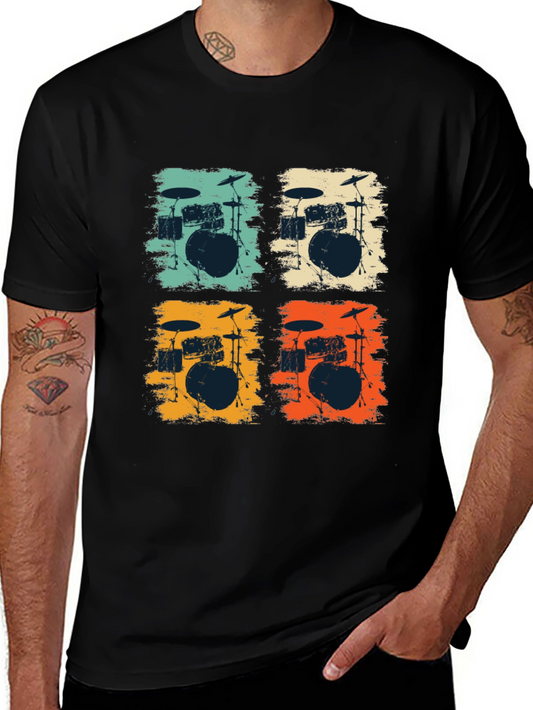 Retro Drum Kit T-Shirt