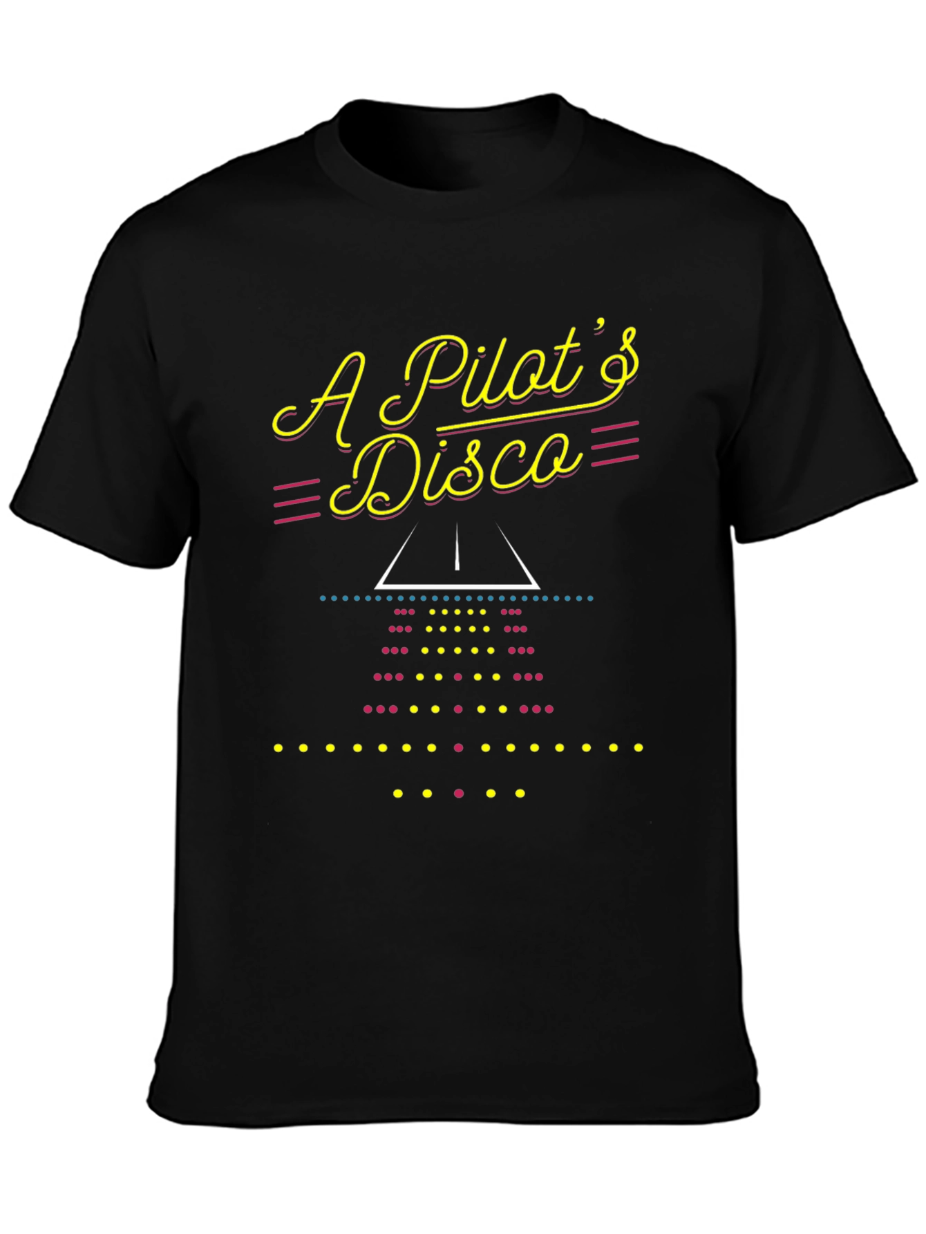 Pilots Disco Graphic Tee - Aviation Inspired T-Shirt