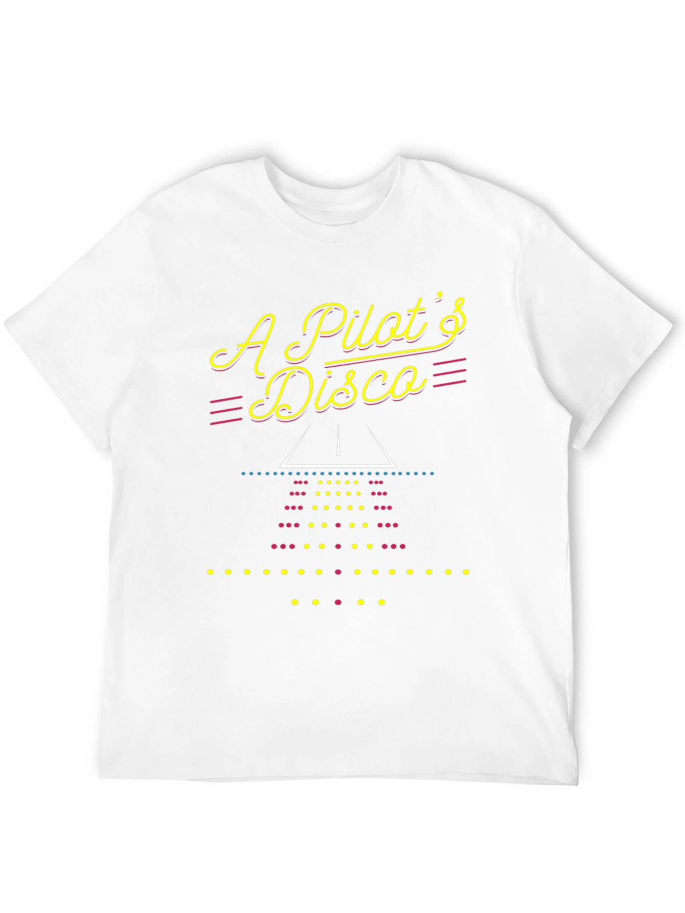 Pilots Disco Graphic Tee - Aviation Inspired T-Shirt
