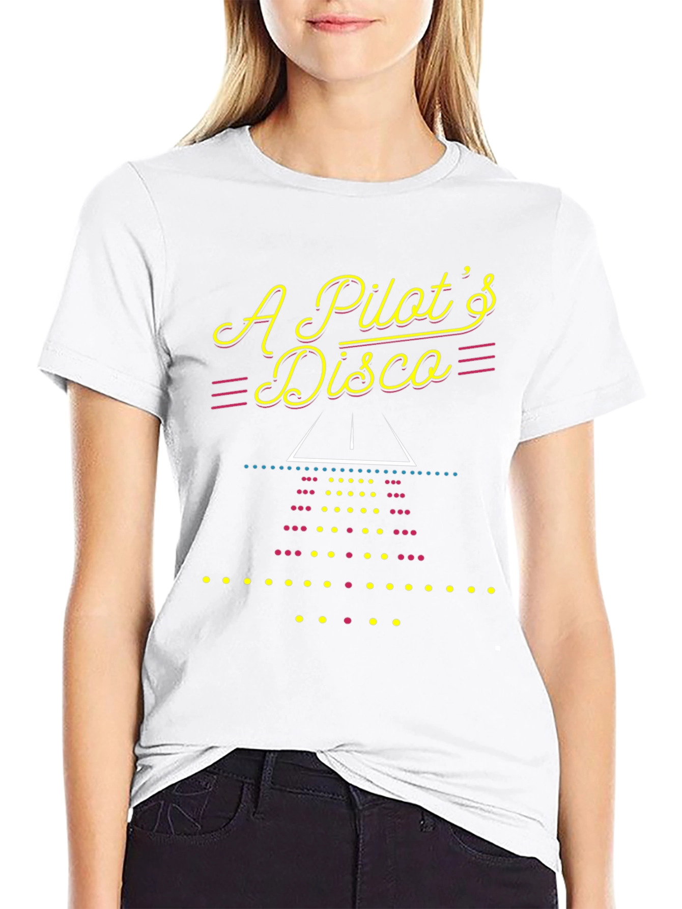 Pilots Disco Graphic Tee - Aviation Inspired T-Shirt