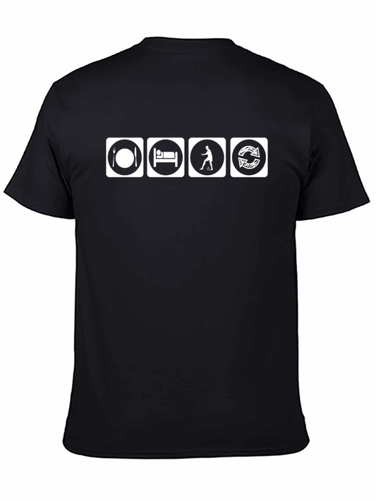 Eat Sleep Basketball Repeat Black T-Shirt