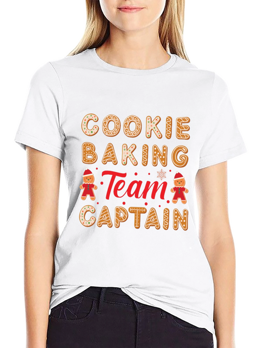 Cookie Baking Team Captain Holiday T-Shirt